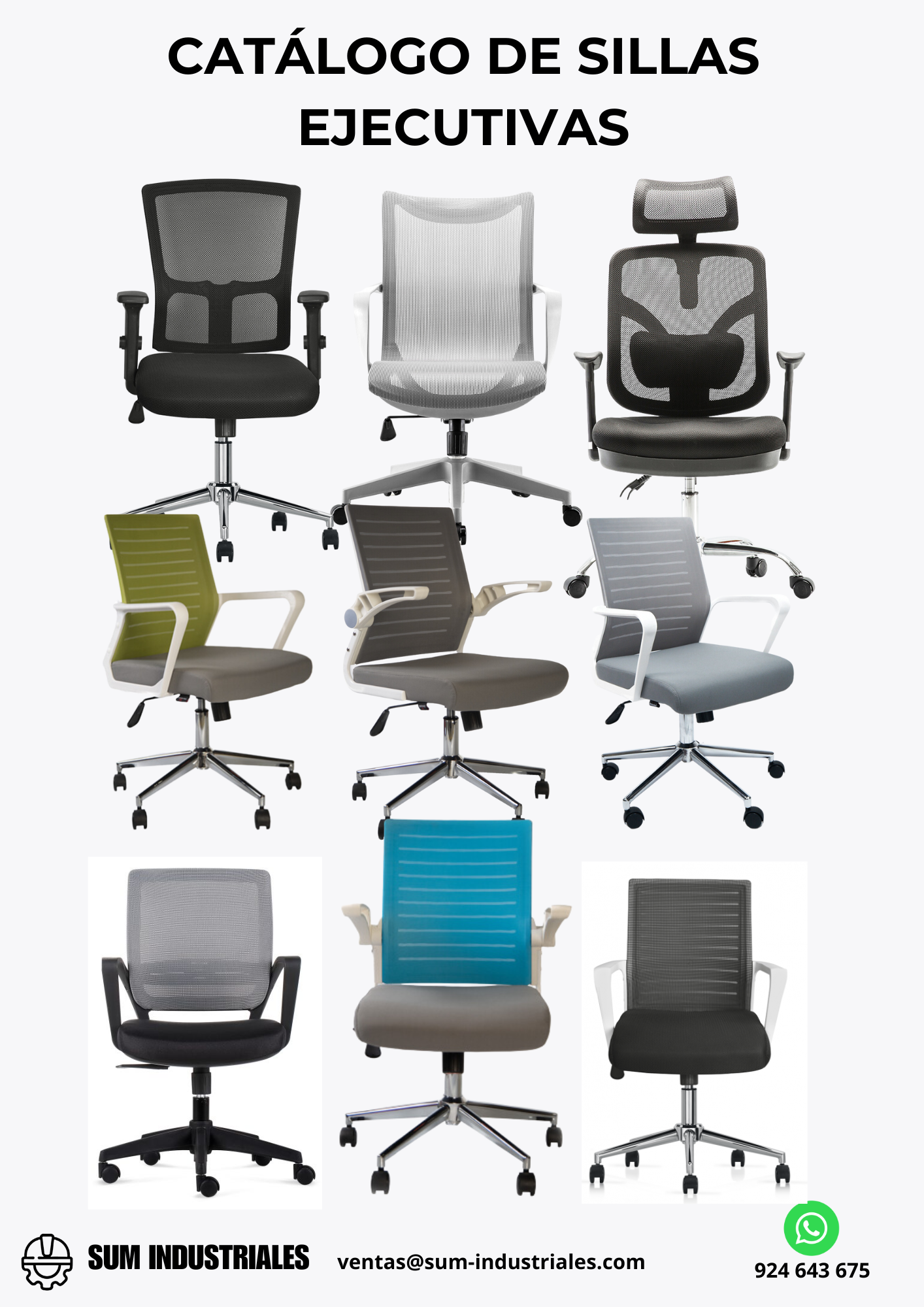 CATÁLOGO DE SILLAS EJECUTIVAS